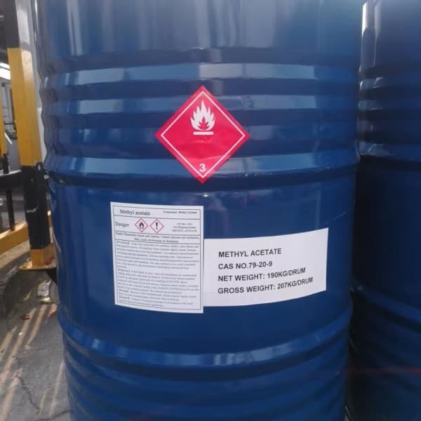 Methyl Acetate in a 190 kg drum for industrial applications