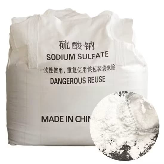 Sodium Sulfate white crystalline solid