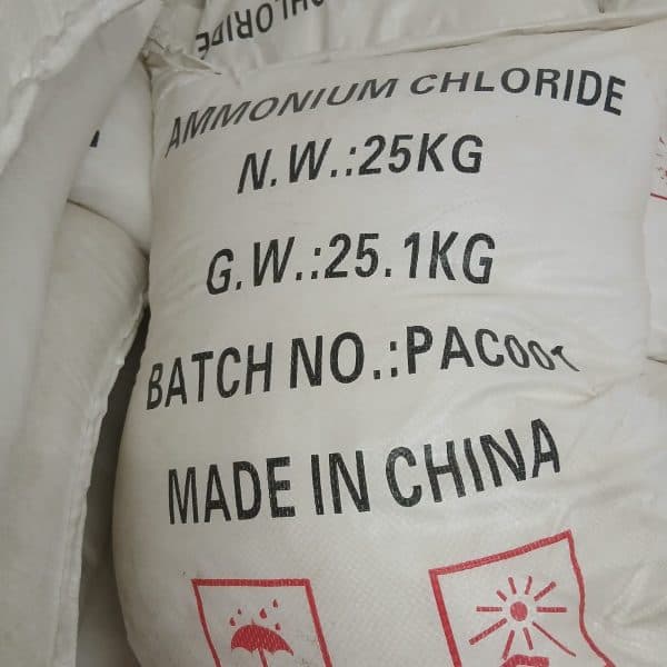 Ammonium Chloride white crystalline solid