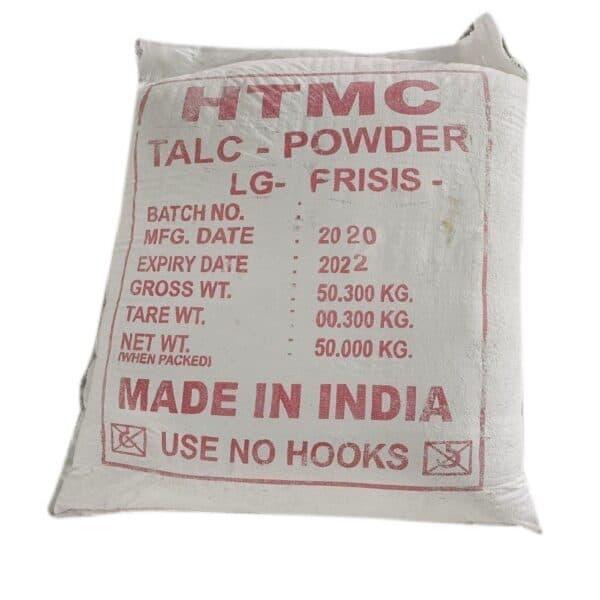 HTMC Talc Powder in a polypropylene bag