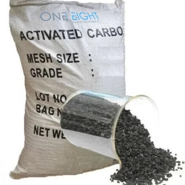 Activated Carbon granules used in various industrial applications