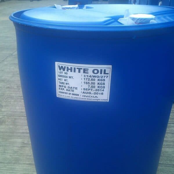 Bulk WHITE OIL container for industrial use
