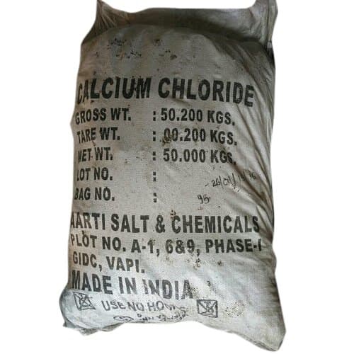 Calcium Chloride packaging from Bharti Salt & Chemicals