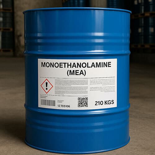 Monoethanolamine (MEA) - Colorless liquid used in cleaning and disinfection.