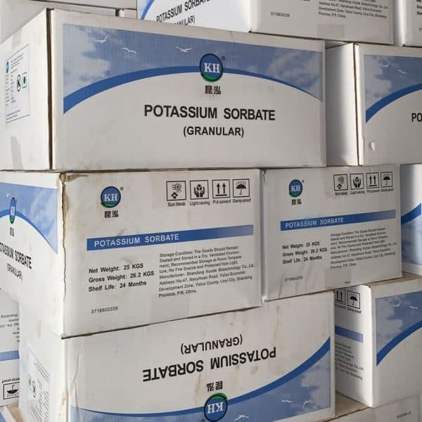 Granular Potassium Sorbate for food preservation