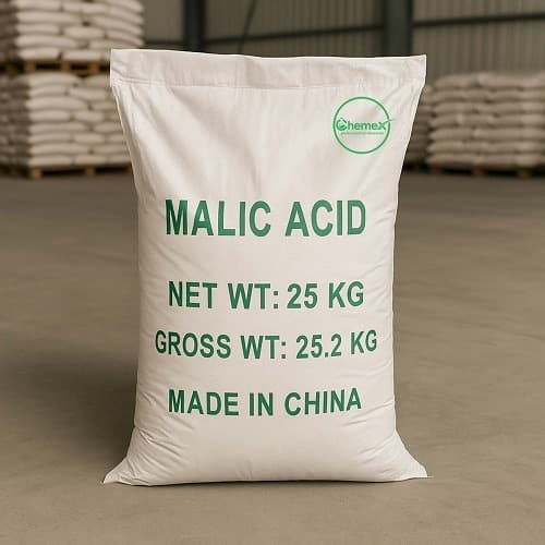 MALIC ACID white crystalline powder for food applications