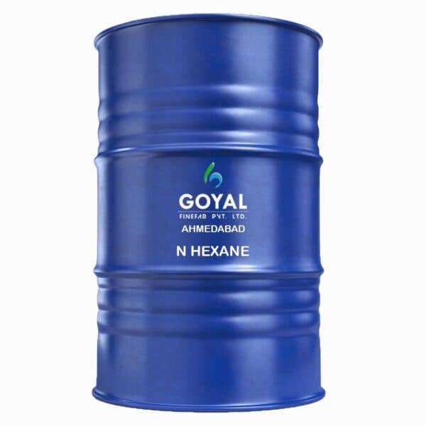 N HEXANE industrial solvent in a drum