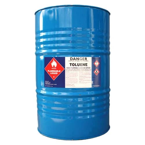 Toluene - Clear, colorless liquid used in metal treatment