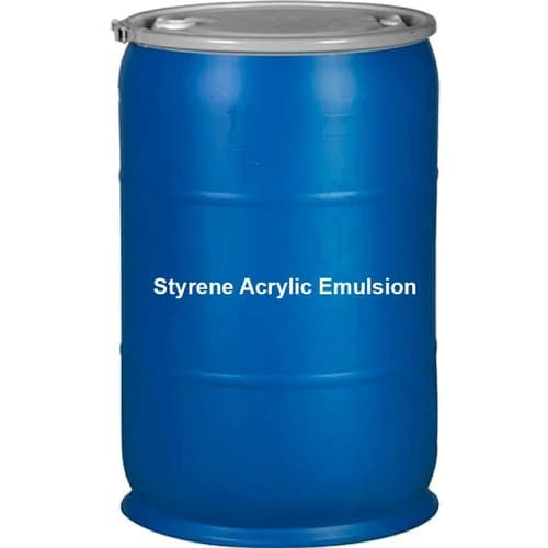 Styrene Acrylic Emulsion in a plastic drum