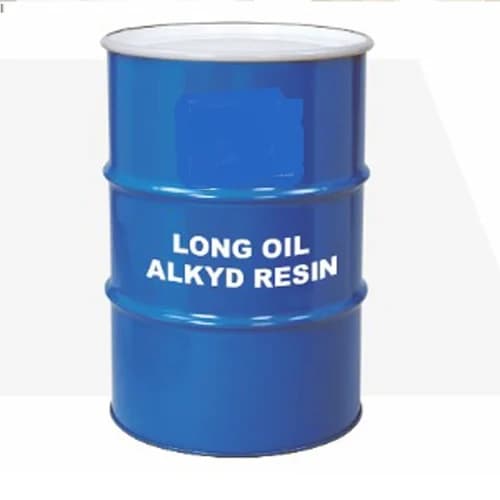 LONG OIL ALKYD RESIN in a drum for industrial use