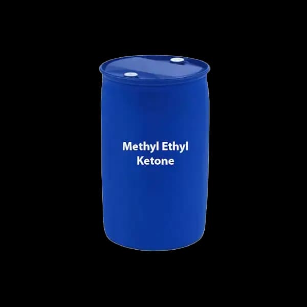 Methyl Ethyl Ketone in a plastic drum