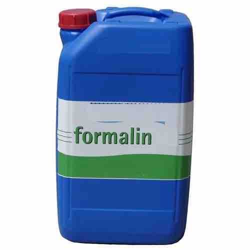 Container of formalin solution for industrial use