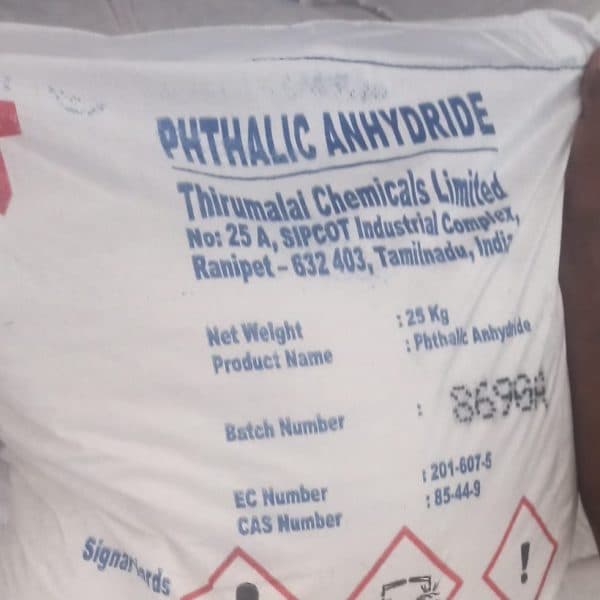 Phthalic Anhydride product image from Kivi Chemicals