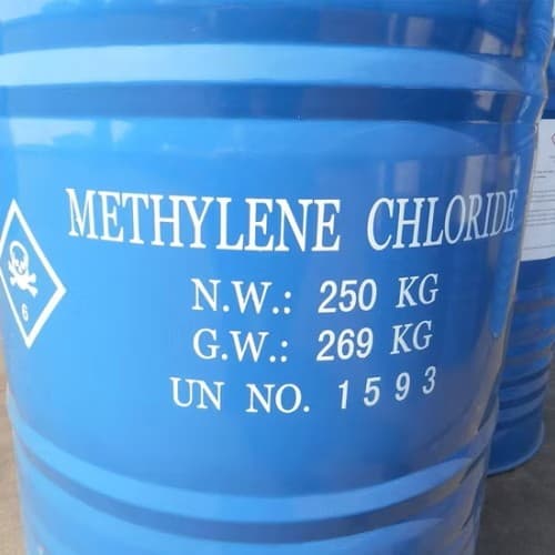 Methylene Chloride in a 250 KG drum for industrial use