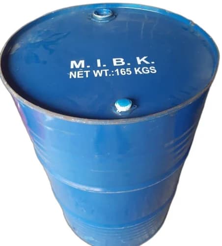 M.I.B.K. solvent in a 165 KGS drum