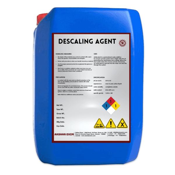 AKSHAR EXIM Descaling Agent packaging