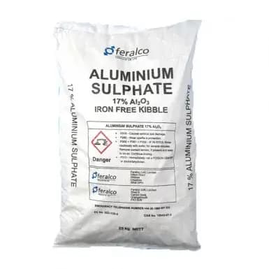 Feralco Aluminium Sulphate 25 kg bag