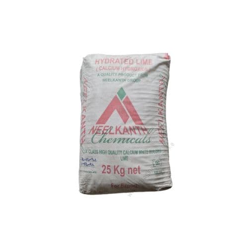 Image of Hydrated Lime product packaging from NEELKANTH Chemicals