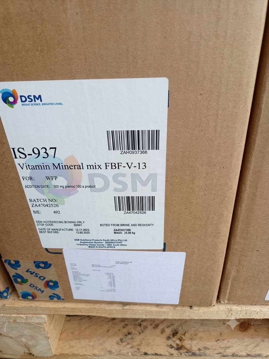 Vitamin Mineral mix FBF-V-13 packaging image