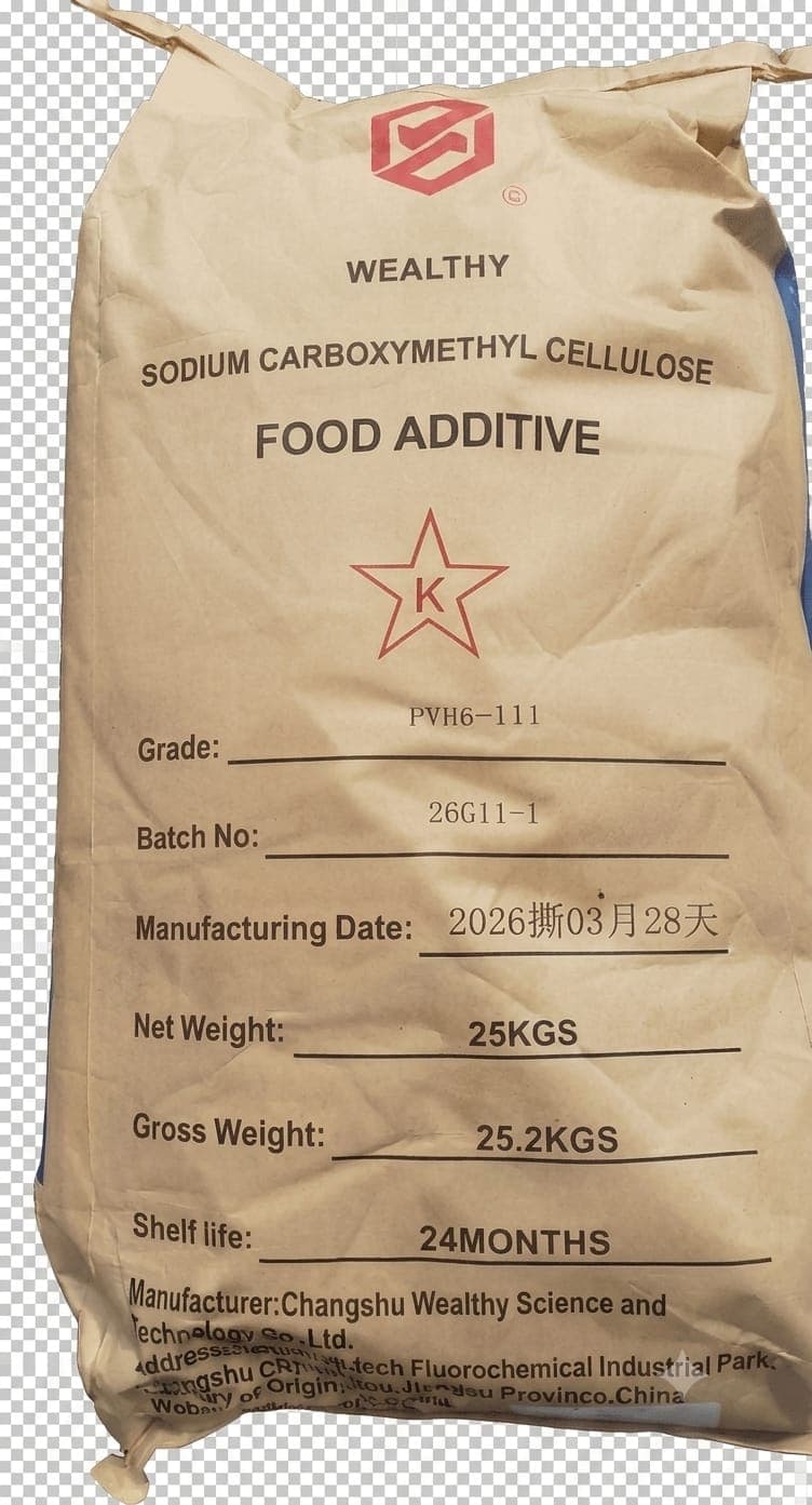 Sodium Carboxymethyl Cellulose packaging image.