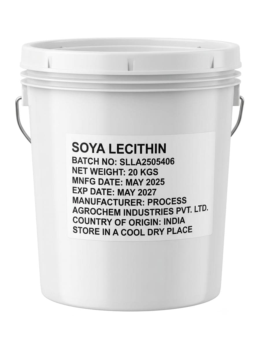 20 kg package of Soya Lecithin from PROCESS AGROCHEM INDUSTRIES PVT. LTD.