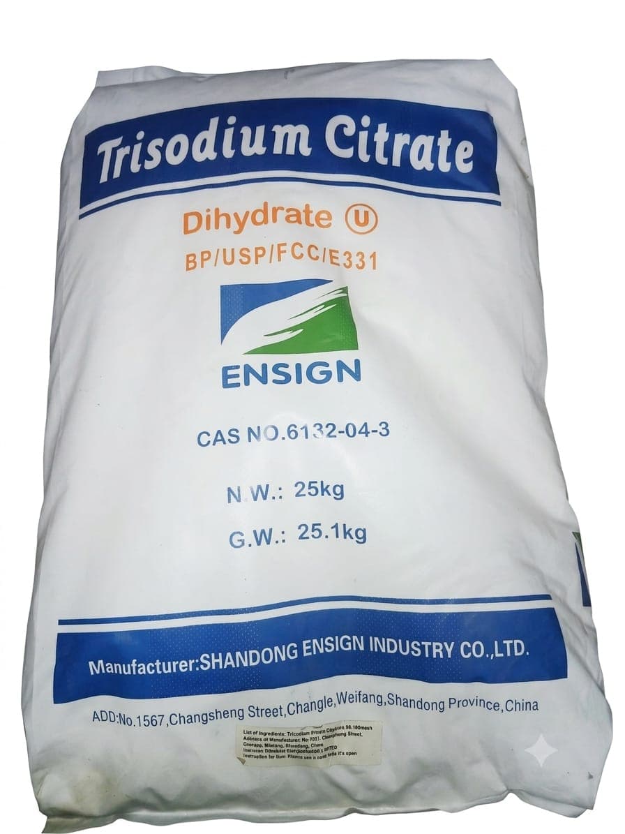 Trisodium Citrate packaging image from Kivi Chemicals
