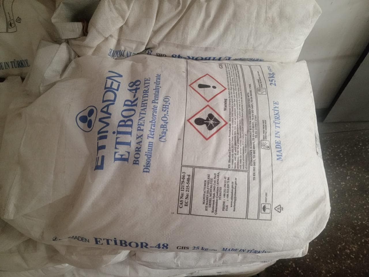 ETİBOR-48 Borax Pentahydrate packaging image