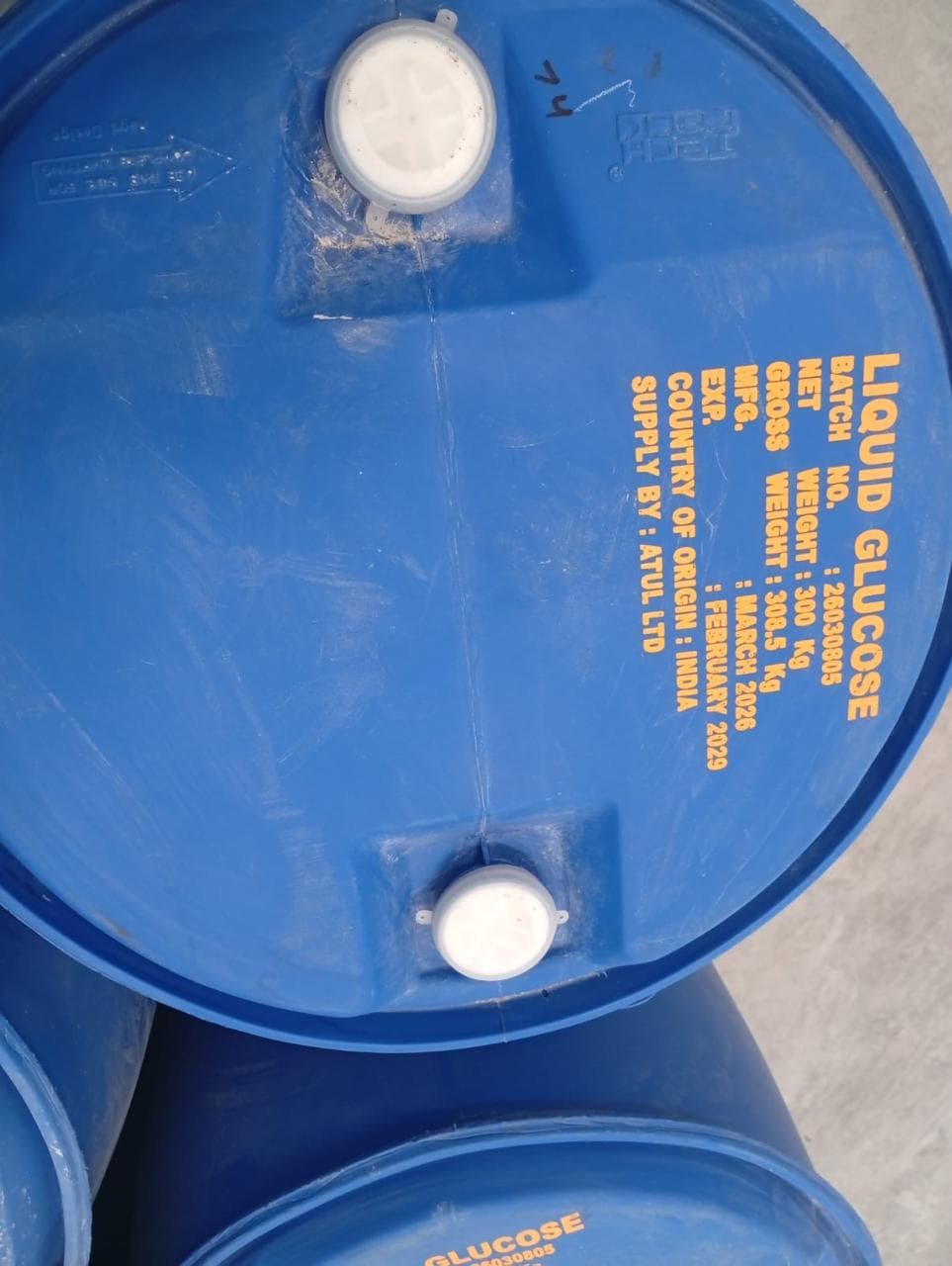 Liquid Glucose in a 300 kg container, supplied by Kivi Chemicals